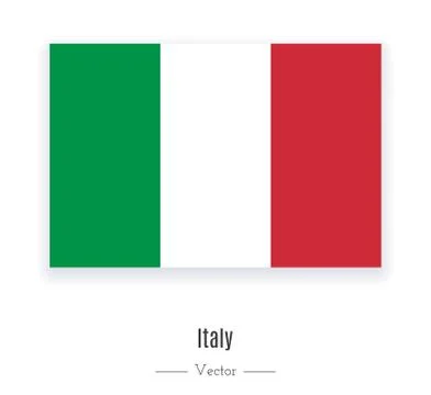 Flag of Italy. Stock Illustration