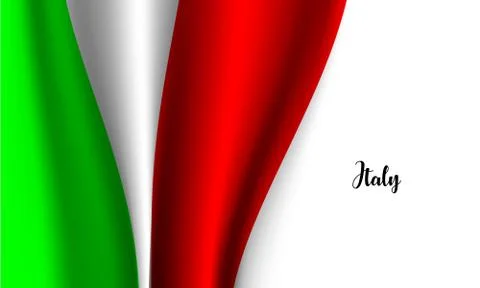 Flag of Italy Stock Illustration