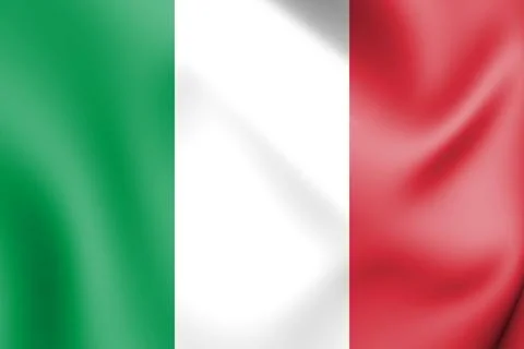 Flag of Italy Stock Illustration