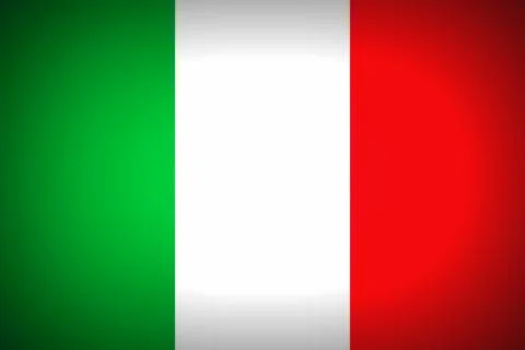 Flag of Italy Stock Illustration