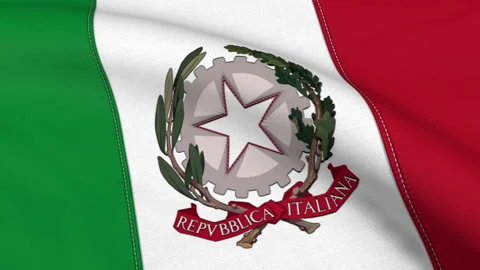 Flag of Italy Loop Stock Footage 241247634