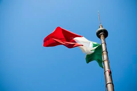 Flag of Italy Fotos de archivo