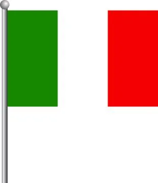 Flag Italy. Vector Illustration, eps 10 Stock Illustration