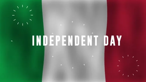 Flag of italy. Waving flag with highly detailed fabric texture Stock Footage 249338896