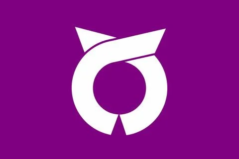 Flag of Itoman, Okinawa Vector image of Itoman city flag, Okinawa prefectu... Stock Photos