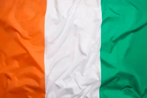 Flag of Ivory Coast Stock Photos
