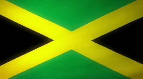 Flag Jamaica 04 Stock Footage 11154595