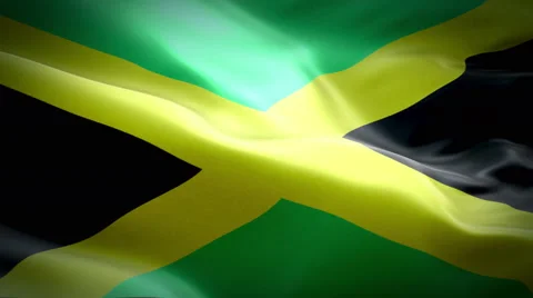 Flag of Jamaica Видео 47618947