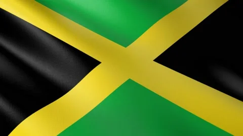 Flag of Jamaica Video stock 151368274