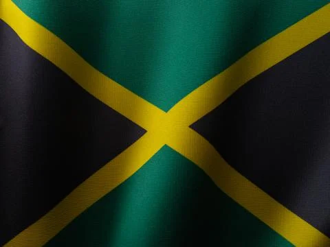 Flag of Jamaica Stock-Fotos