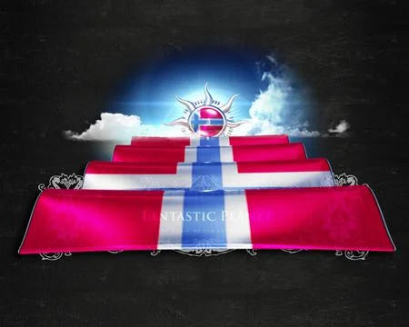 Flag JanMayen quality designer flag Stock Illustration