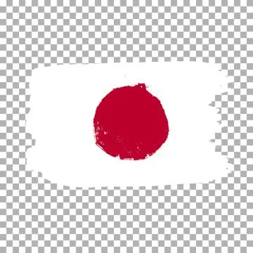 Flag of Japan on an empty background Stock Illustration