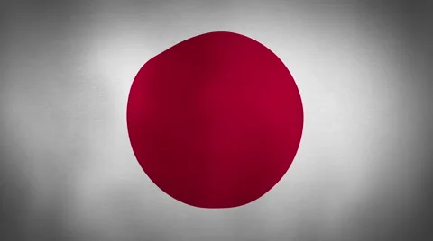 Flag Japan Video stock 54426396
