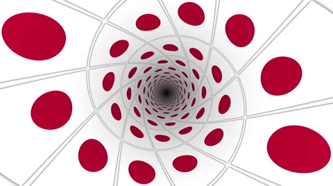 Flag of Japan Stock Footage 58673215