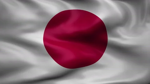 Flag of Japan Video stock 65171901
