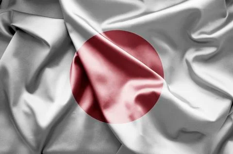 Flag of japan Stock Illustration