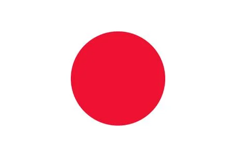 Flag of japan Stock Illustration