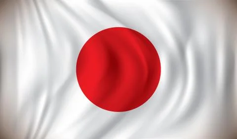 Flag of Japan Stock Illustration