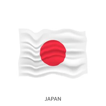 Flag of Japan Stock Illustration