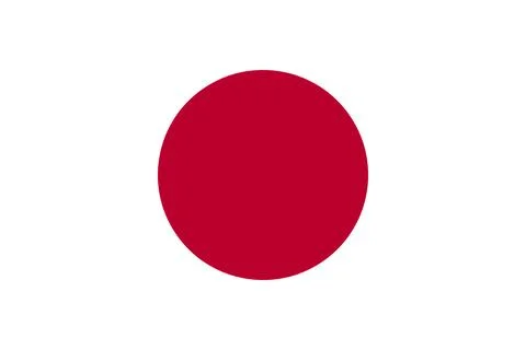 Flag of Japan Stock Illustration