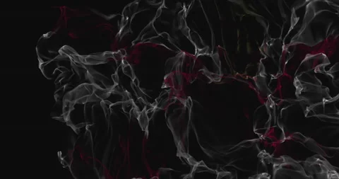Flag Jersey  turns into smoke. State weakening concept, alpha channel. Stock Footage 172477338