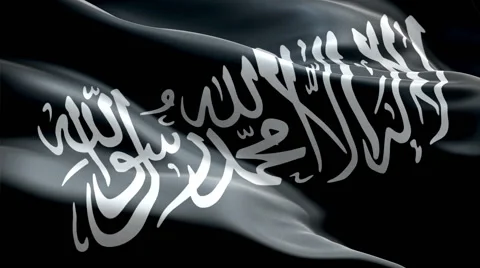 islamic flag with horse