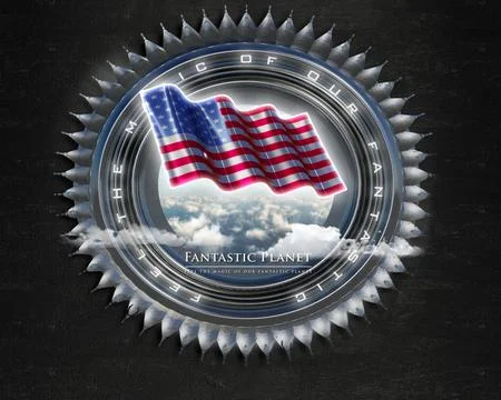 Flag JohnstonA quality designer flag Stock Illustration