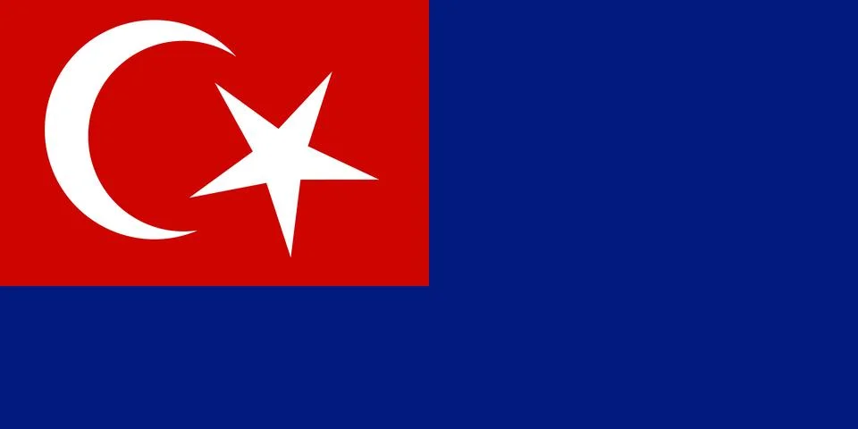 Flag of Johor Stock Illustration