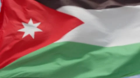Flag of Jordan Stock-Footage 51768487