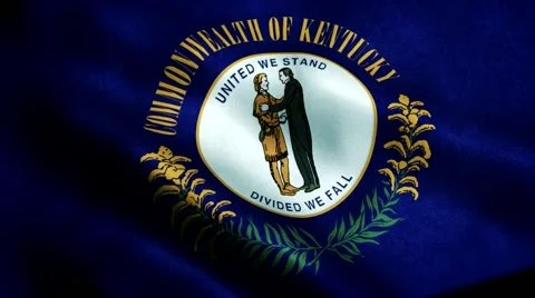 Flag of Kentucky 60fps Video stock 68489898