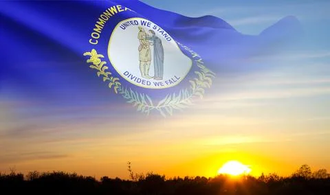 Flag of Kentucky - US state Stock Illustration