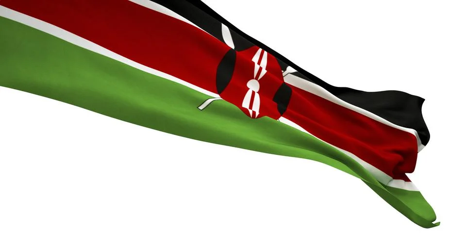 Flag of Kenya Stock Illustration
