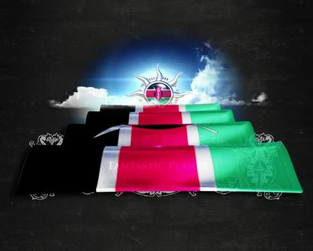 Flag Kenya quality designer flag Illustration