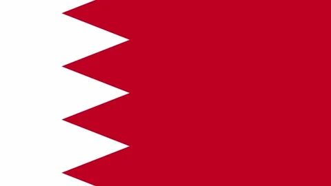 Flag of the Kingdom of Bahrain Stock-Footage 209560756