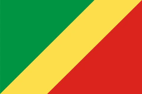 Flag of Kongo Stock Illustration