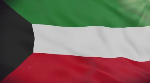 Flag of Kuwait Stock Footage 51958809