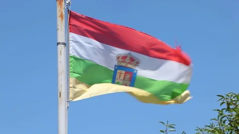 Flag of La Rioja, Spain Vidéo 76833114