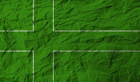 Flag of Ladonia with old texture. Stock Photos