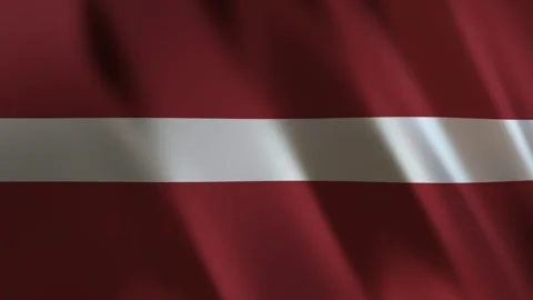 Flag of Latvia, 3D Render Stock Footage 275571169