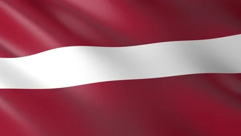 Flag of Latvia Stock Footage 151433520