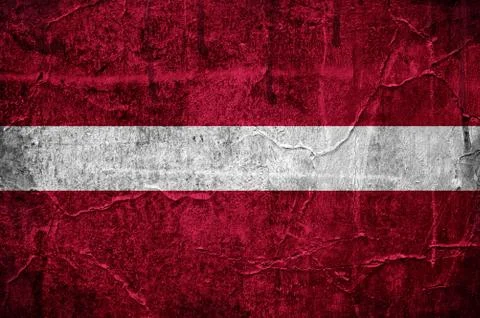 Flag of latvia Stock Illustration
