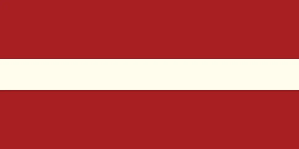 Flag of Latvia Stock Illustration