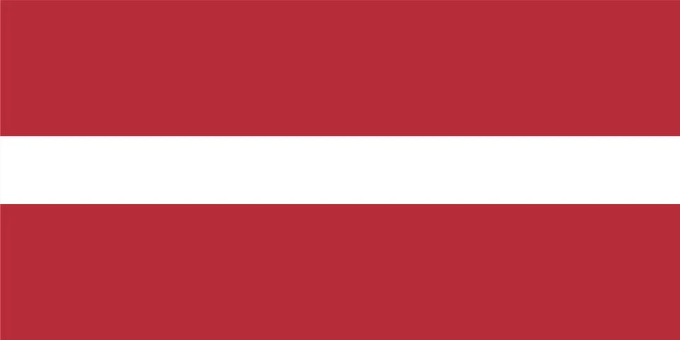 Flag of Latvia Stock Illustration