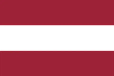 Flag of Latvia Stock Illustration