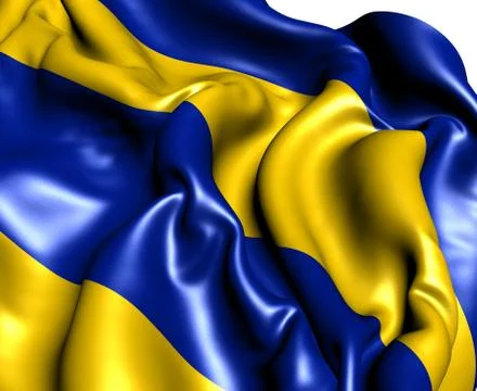 Flag of leeuwarden Stock Illustration