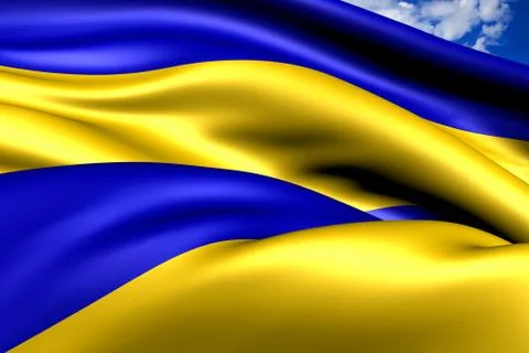 Flag of leeuwarden Stock Illustration