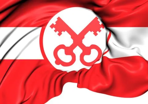 Flag of leiden Stock Illustration