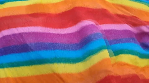 Flag of LGBT develops in the wind Video stock 220954926