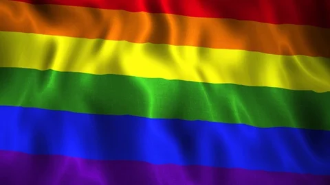 Flag LGBT Stock Footage 128180040