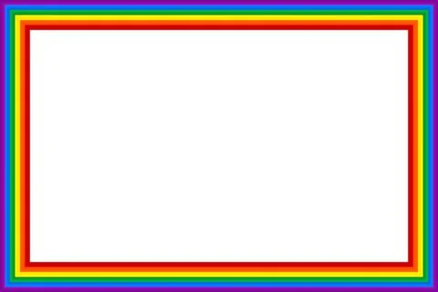 Flag LGBT icon, squared frame. Template design, vector illustration. Love wins 스톡 일러스트